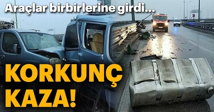Samsun’da 5’i TIR 12 araçlı zincirleme kaza: 15 yaralı!