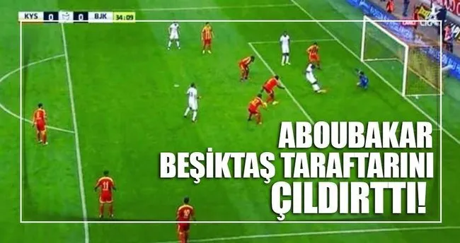 Aboubakar Beşiktaş taraftarını çıldırttı
