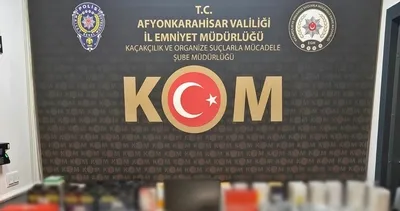 Afyon’da telefon tamir atölyesine baskın #afyonkarahisar