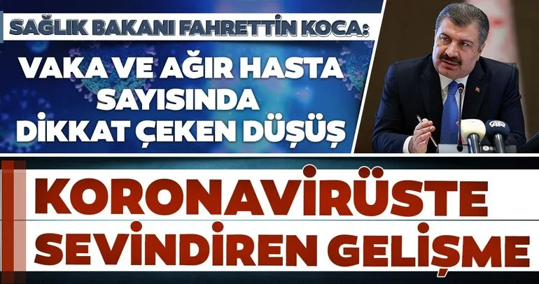 Son dakika haberi: Bakan Koca duyurdu! Koronavirüs tablosunda umutlandıran gelişme...