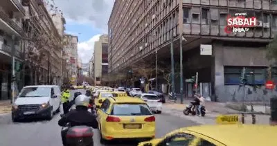Yunanistan’da taksiciler 48 saatlik greve gitti