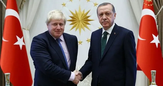 Cumhurbaşkanı Erdoğan, İngiltere Dışişleri Bakanı Johnson’u kabul etti