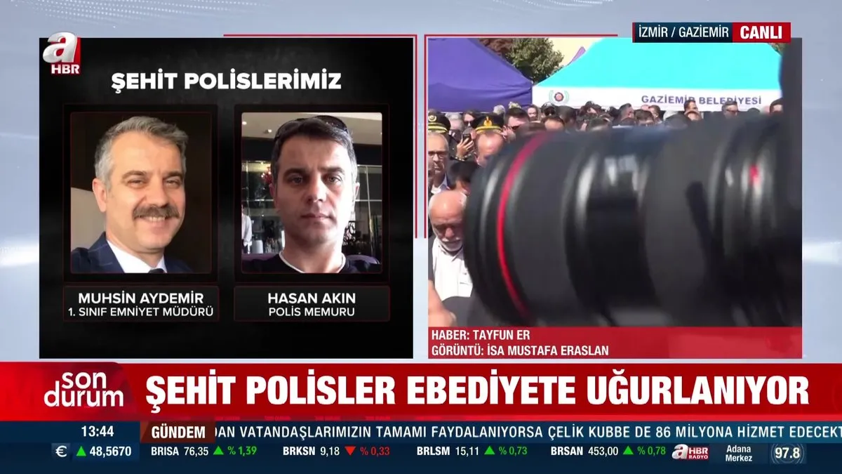 Şehit polisler ebediyete uğurlandı | Video videosunu izle