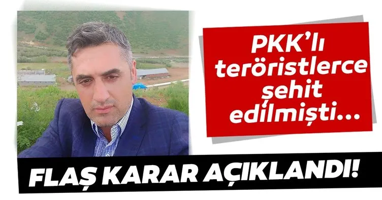 Son dakika | PKK’lı teröristlerce katledilen AK Partili Başkan Mercan’ın davasında karar verildi