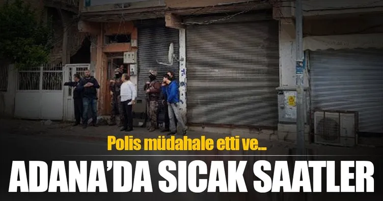 Adana’da polis tarafından aranan şahıs 2 kişiyi rehin aldı