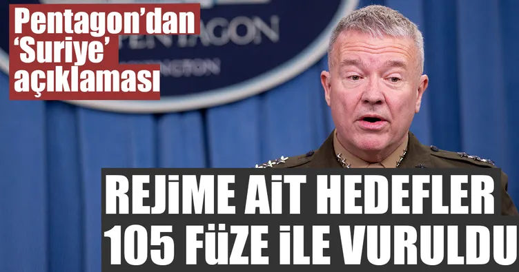 Pentagon’dan ’Suriye Saldırısı’ açıklaması