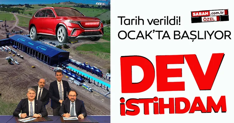 Yerli oto fabrikasında 5 bin kişiye iş