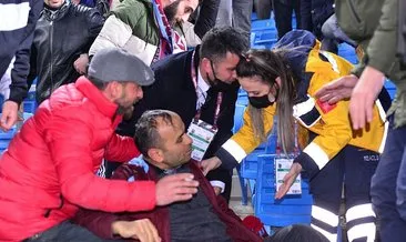Son dakikalarda gelen gol sonrası Trabzonsporlu 2 taraftar hastaneye kaldırıldı