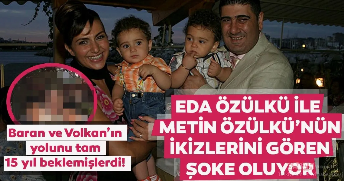 Eda Özülkü ile Metin Özülkü’nün ikizlerini gören şoke oluyor! Eda
