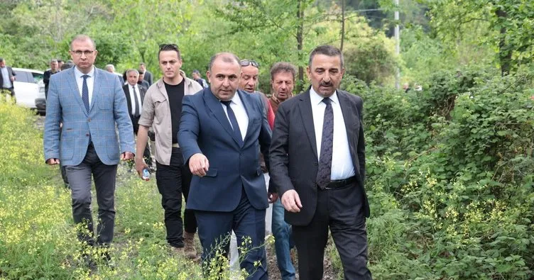 Zonguldak Valisi Hacıbektaşoğlu, Kandilli beldesinde Varagel alanında incelemede bulundu