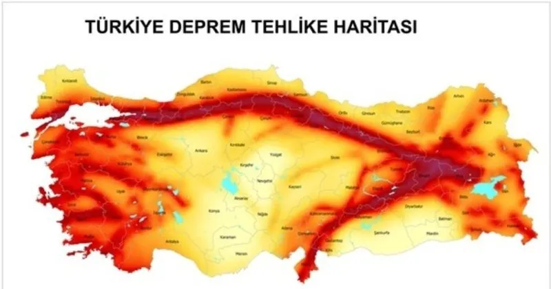 turkiye deprem haritasi 2020 turkiye de deprem riski en az ve en cok olan iller nerede hangi bolgede son dakika yasam haberleri