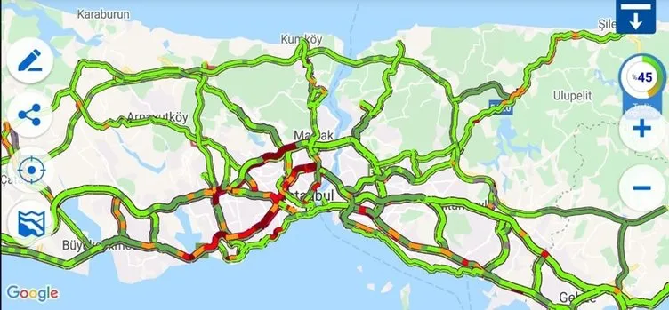 Son dakika: İstanbul trafiğinde uzun süre sonra bir ilk