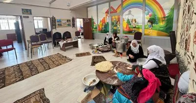 Ağrı'da nine ve dedeler, minik torunlarına kültürel mirası anlattı #agri