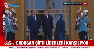 Külliye’de Trump’a mehterli karşılama