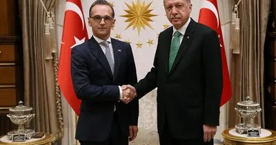 Başkan Erdoğan, Almanya Dışişleri Bakanı Heiko Maas’ı kabul etti