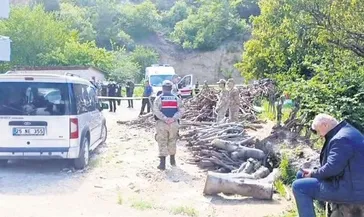 Eşini odunla döverek öldürdü
