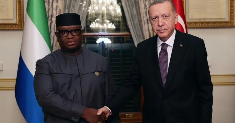 Başkan Erdoğan, Sierra Leone Cumhurbaşkanı Julius Maada Bio ile görüştü