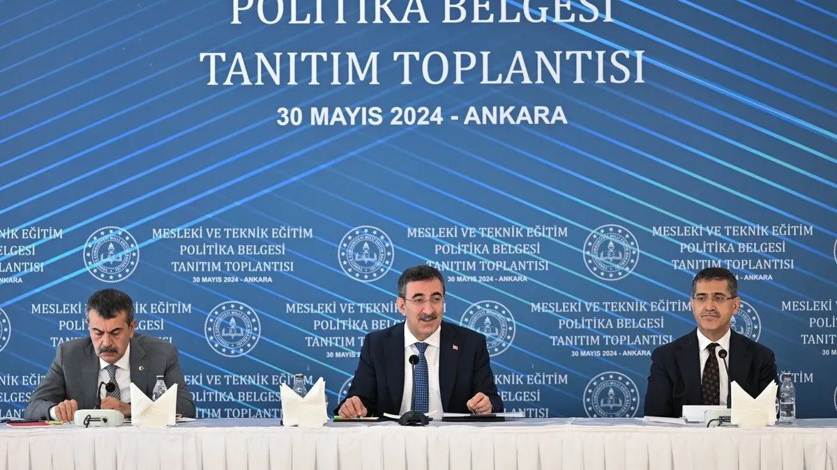 Cumhurbaşkanı Yardımcısı Yılmaz: Somut kazanımlar elde etmeyi amaçlıyoruz