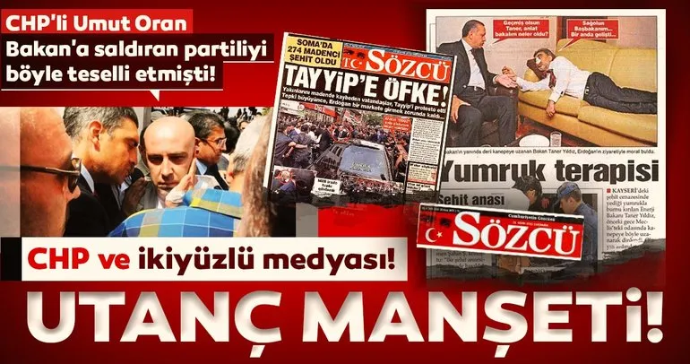 İki yüzlü CHP ve CHP medyasının utanç manşetleri!