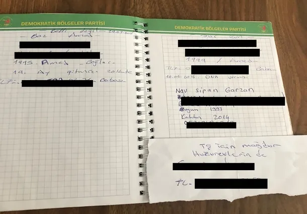 SON DAKİKA... HDP binasından PKK’nın kaçırdığı çocukların bilgileri olan ajanda çıktı