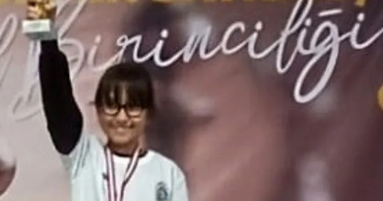 11 yaş kız kategorisinde Zehra, Adana birincisi oldu