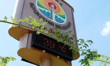 Adana’da termometreler 39 dereceyi gösterdi