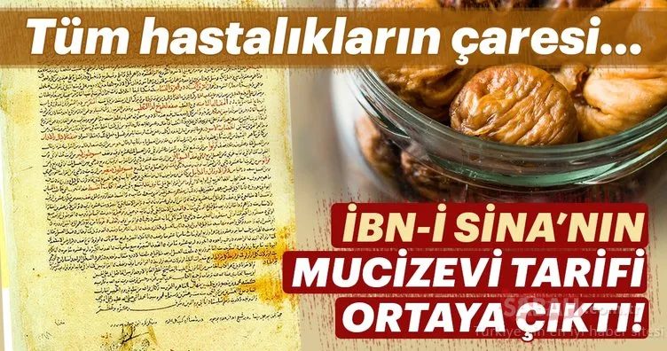 İbn-i Sina’nın mucizevi tarifi