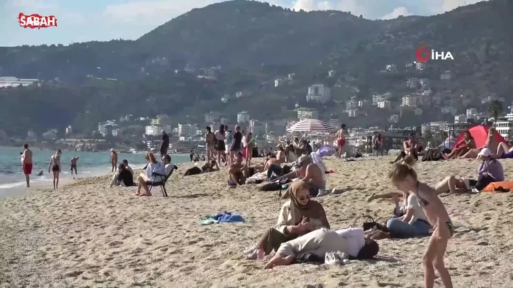 Alanya'da Mart ayında deniz keyfi