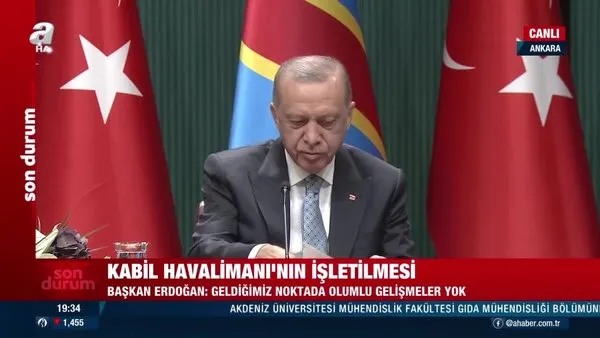 Son dakika: Başkan Erdoğan'dan flaş Kabil Havalimanı açıklaması | Video