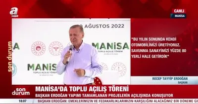 Başkan Erdoğan’dan Manisa’da önemli açıklamalar! | Video
