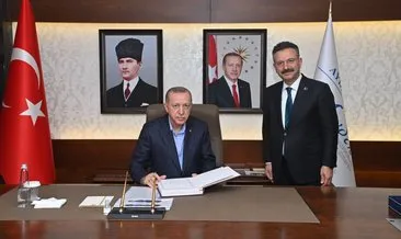 Başkan Erdoğan’dan Aydın Valiliği’ne ziyaret!