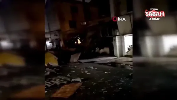 Çin’de patlama, çok sayıda ev ve işyeri çöktü | Video