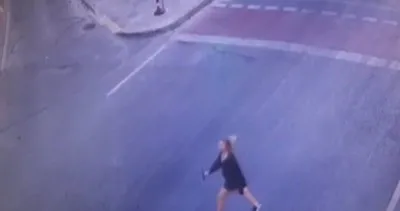 İstanbul’da Rus mankene kapkaç şoku kamerada! Peşinden böyle koştu...