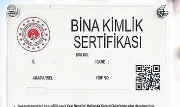 Bina kimlik sistemi uygulaması başladı