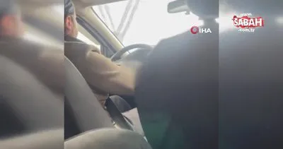 Taksimetre açmayan sürücü, müşteri sandığı sivil polisten 300 lira istedi! O anlar kamerada | Video