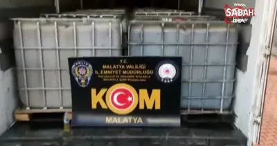 Malatya’da 25 bin litre kaçak akaryakıt ele geçirildi | Video