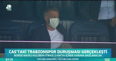 CAS’taki Trabzonspor duruşması gerçekleşti