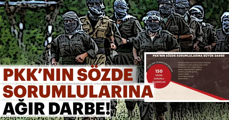 PKK'nın sözde sorumlularına büyük darbe