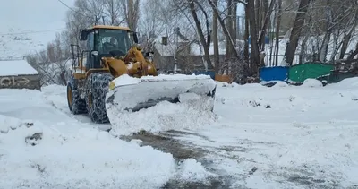 Iğdır İl Özel idaresi hafta sonu kar mesaisiyle geçirdi #igdir