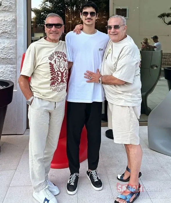 Mehmet Ali Erbil’in biricik oğlu Ali Sadi büyüdü mankenlere taş çıkarıyor! Baba-oğul pozuna beğeni yağdı!