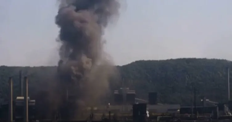 ABD’de şiddetli patlama: Çelik fabrikası infilak etti