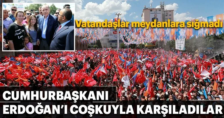 Vatandaşlar Cumhurbaşkanı Erdoğan’ı Isparta’da coşkuyla karşıladı
