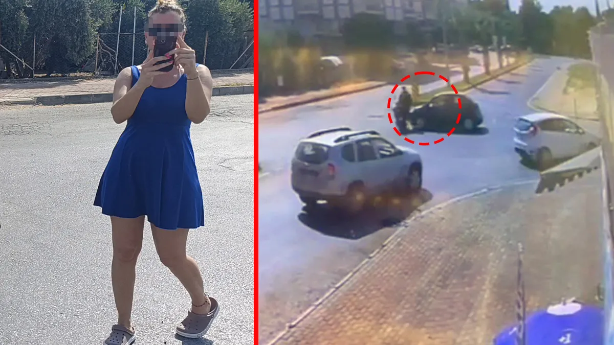 Manavgat'ta trafik kazası sonrası olay yerinden bir görüntü