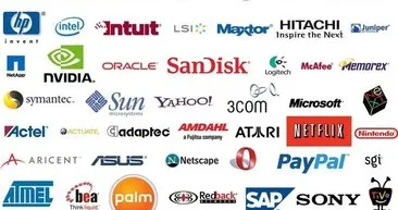 Teknoloji şirketlerinin ilk logoları!