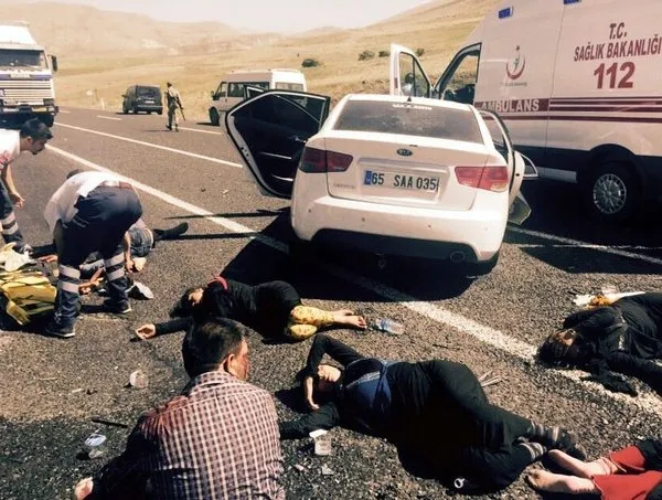 Erzurum'da trafik kazası