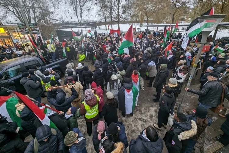 İsveç’te Filistin’e destek, hükümete tepki: “Soykırıma ortak oldunuz” Yüzlerce gösterici sokaklara indi