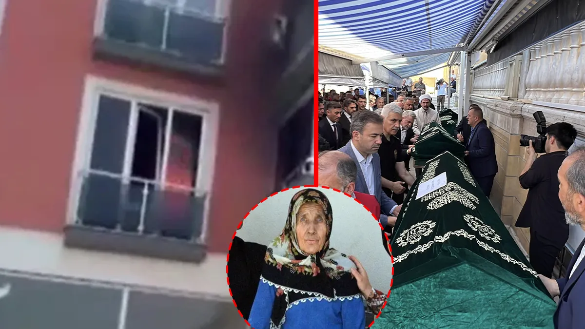 Kahramanmaraş'ta yangın sonrası olay yerinden görünüm