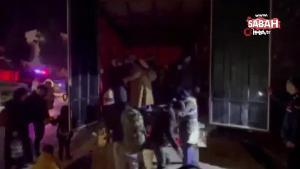 Ayvacık’ta 70 kaçak göçmen yakalandı, 5 organizatör gözaltına alındı | Video