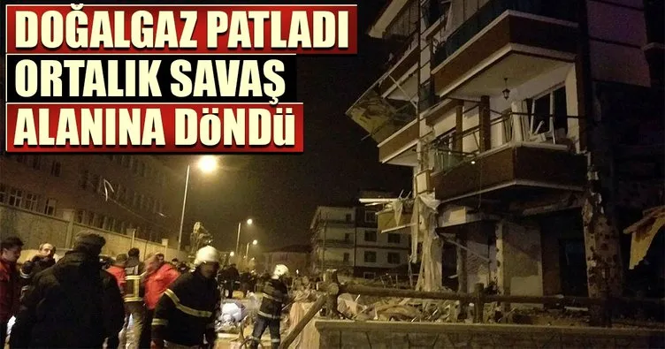Kırıkkale’de doğalgaz patlaması: 2’si ağır, 10 yaralı