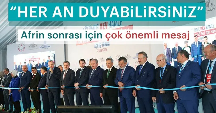 Son Dakika: Cumhurbaşkanı Erdoğan’dan flaş Afrin mesajı